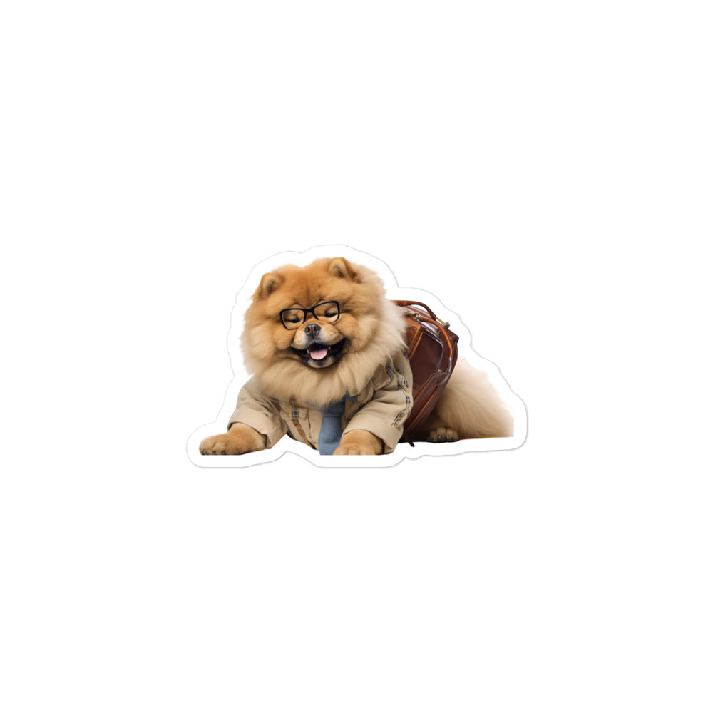 Chow Chow Student Sticker - Stickerfy.ai