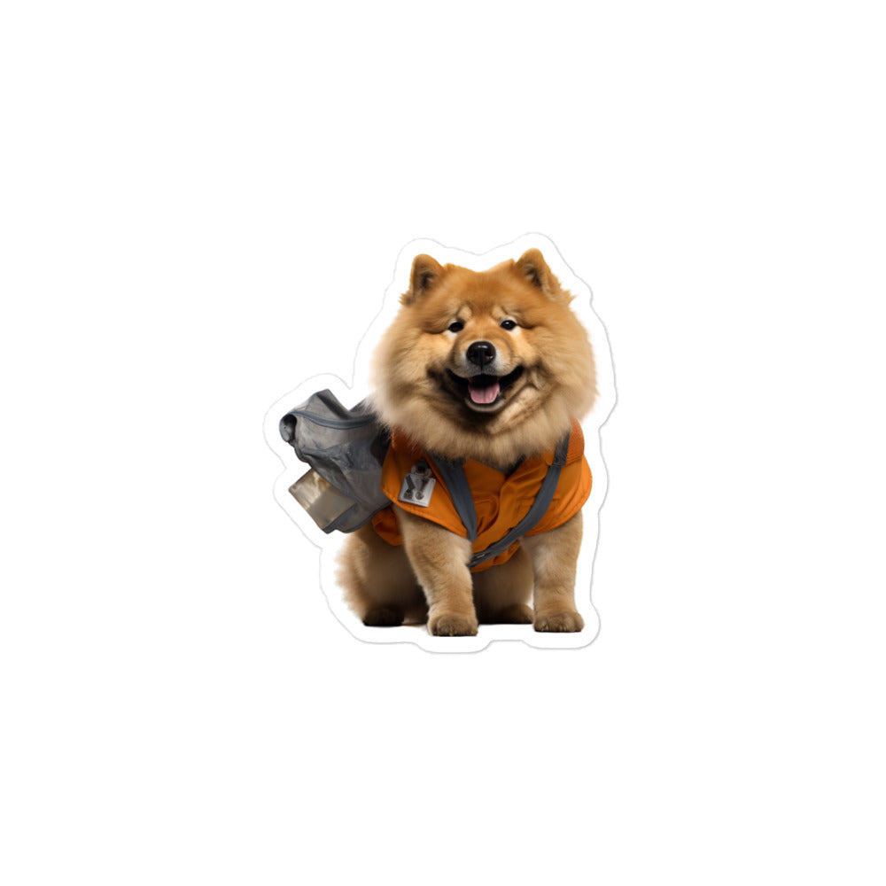 Chow Chow Student Sticker - Stickerfy.ai