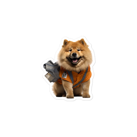 Chow Chow Student Sticker - Stickerfy.ai