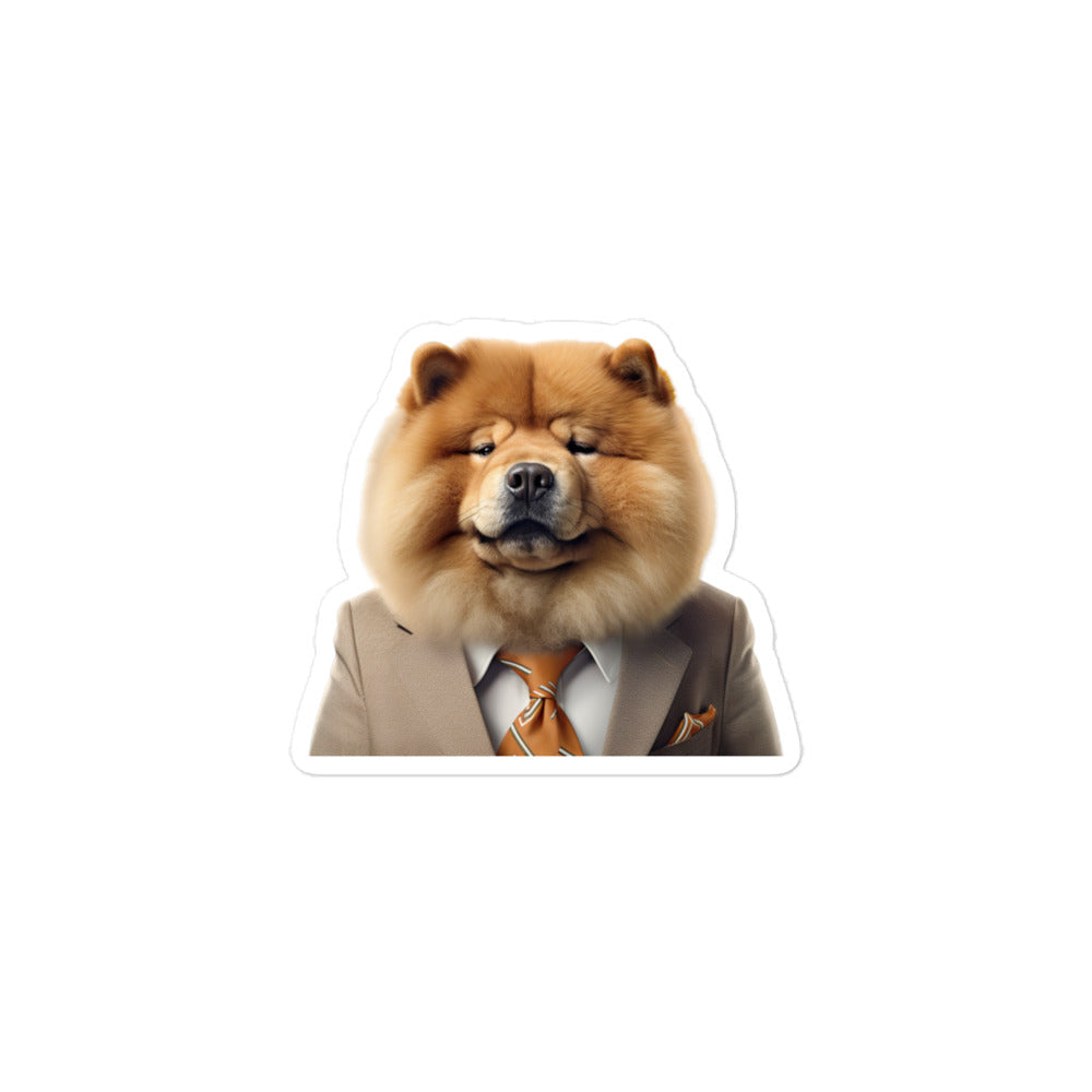 Chow Chow Sales Consultant Sticker - Stickerfy.ai