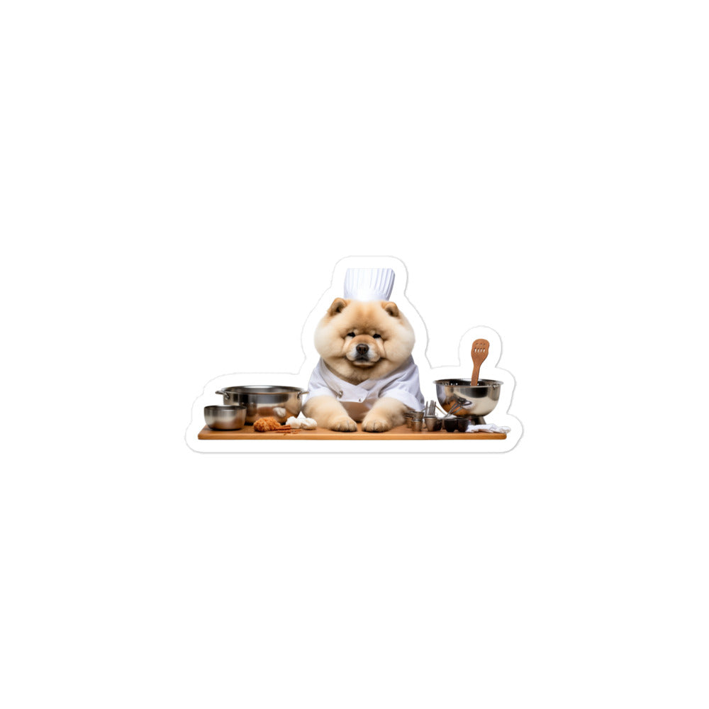 Chow Chow Chef Sticker - Stickerfy.ai