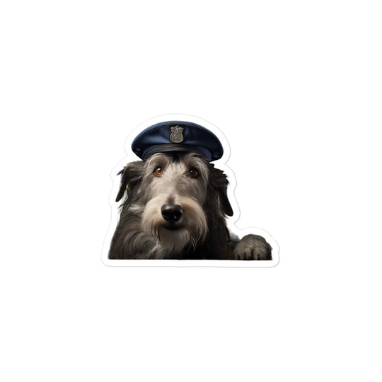 Scottish Deerhound Transit Operator Sticker - Stickerfy.ai