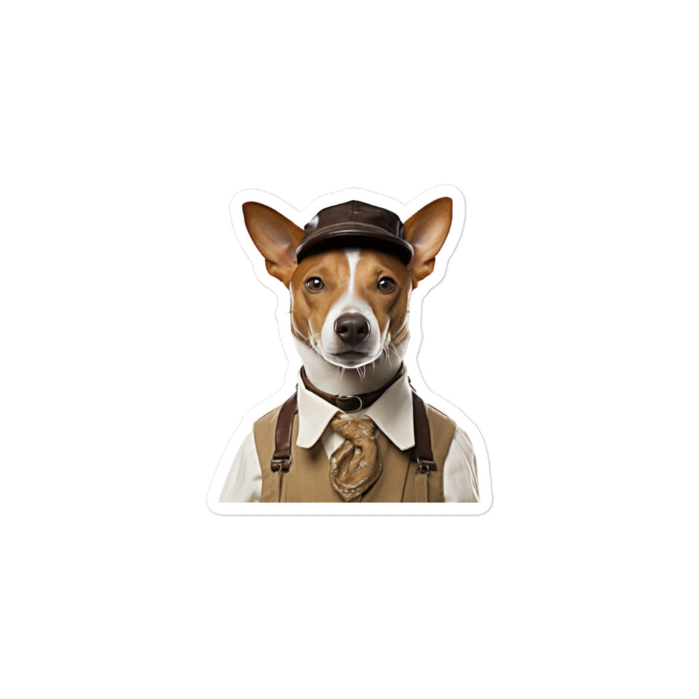 Basenji Transit Operator Sticker - Stickerfy.ai