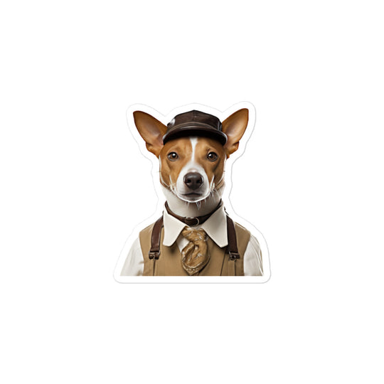 Basenji Transit Operator Sticker - Stickerfy.ai