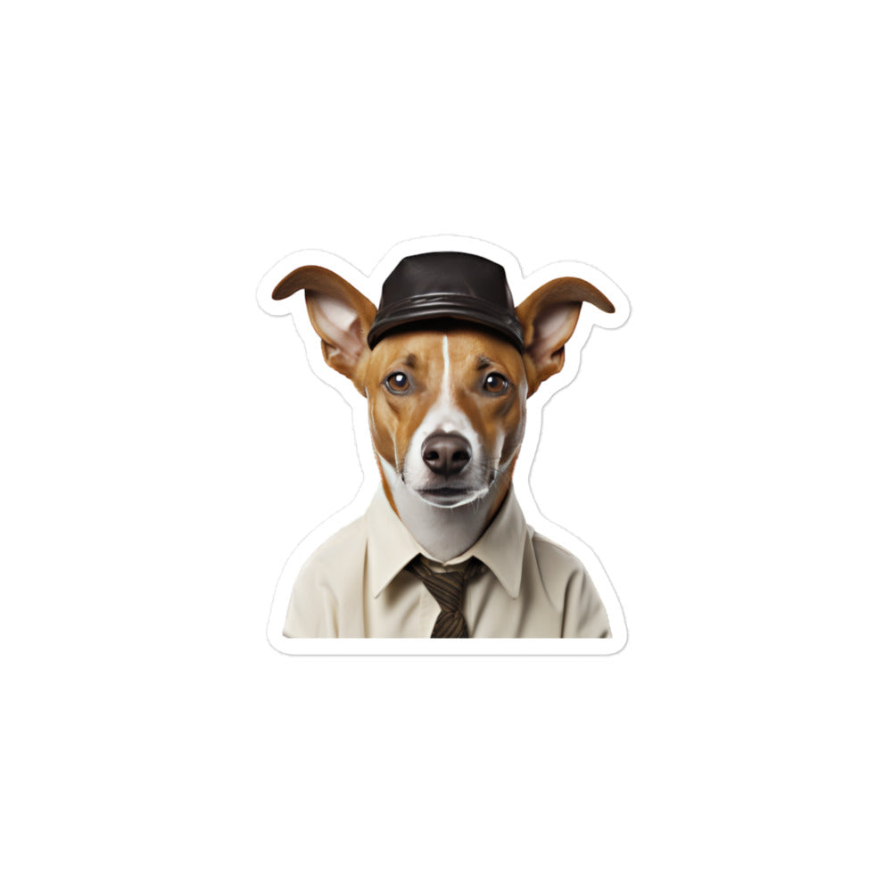 Basenji Transit Operator Sticker - Stickerfy.ai