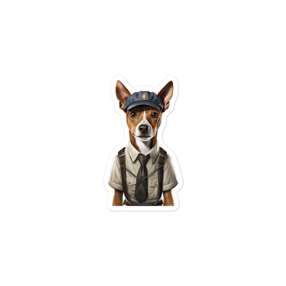 Basenji Transit Operator Sticker - Stickerfy.ai