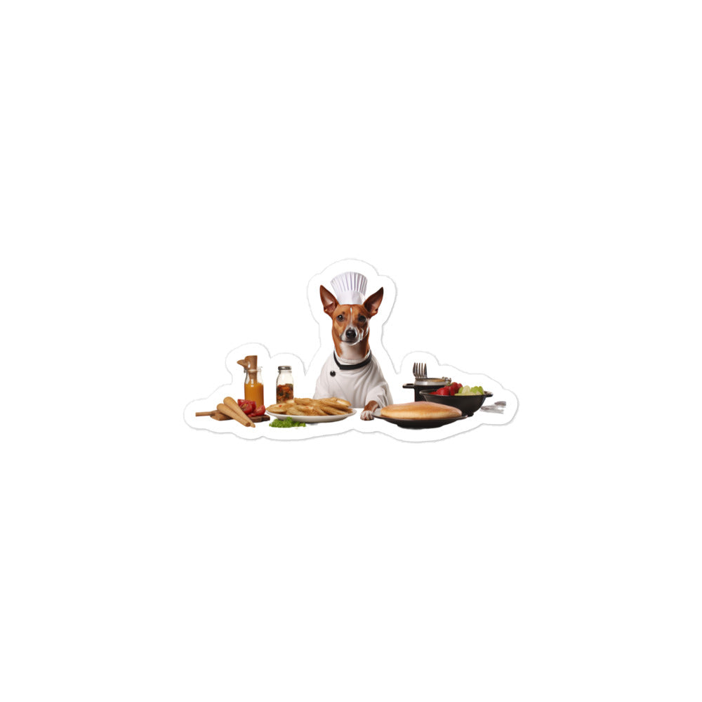 Basenji Chef Sticker - Stickerfy.ai