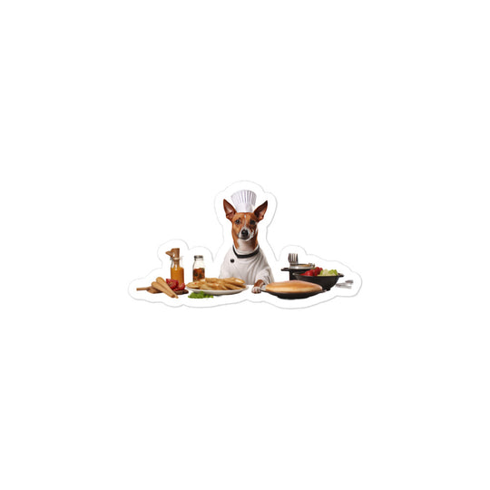 Basenji Chef Sticker - Stickerfy.ai
