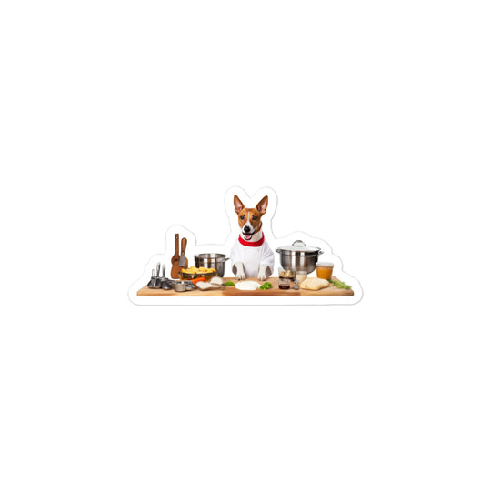 Basenji Chef Sticker - Stickerfy.ai
