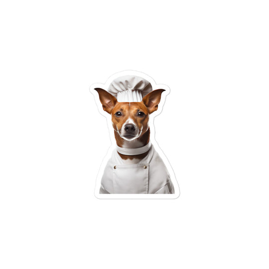 Basenji Chef Sticker - Stickerfy.ai