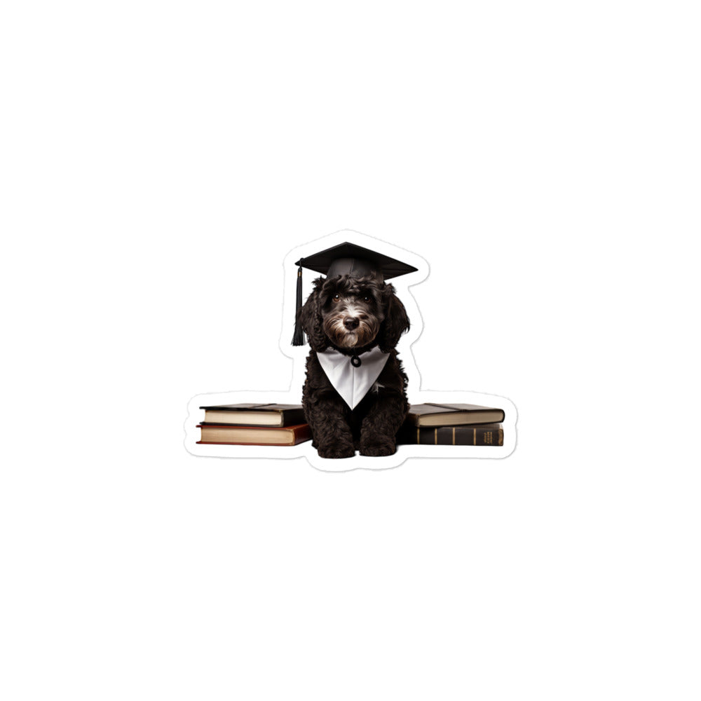 Portuguese Water Student Sticker - Stickerfy.ai