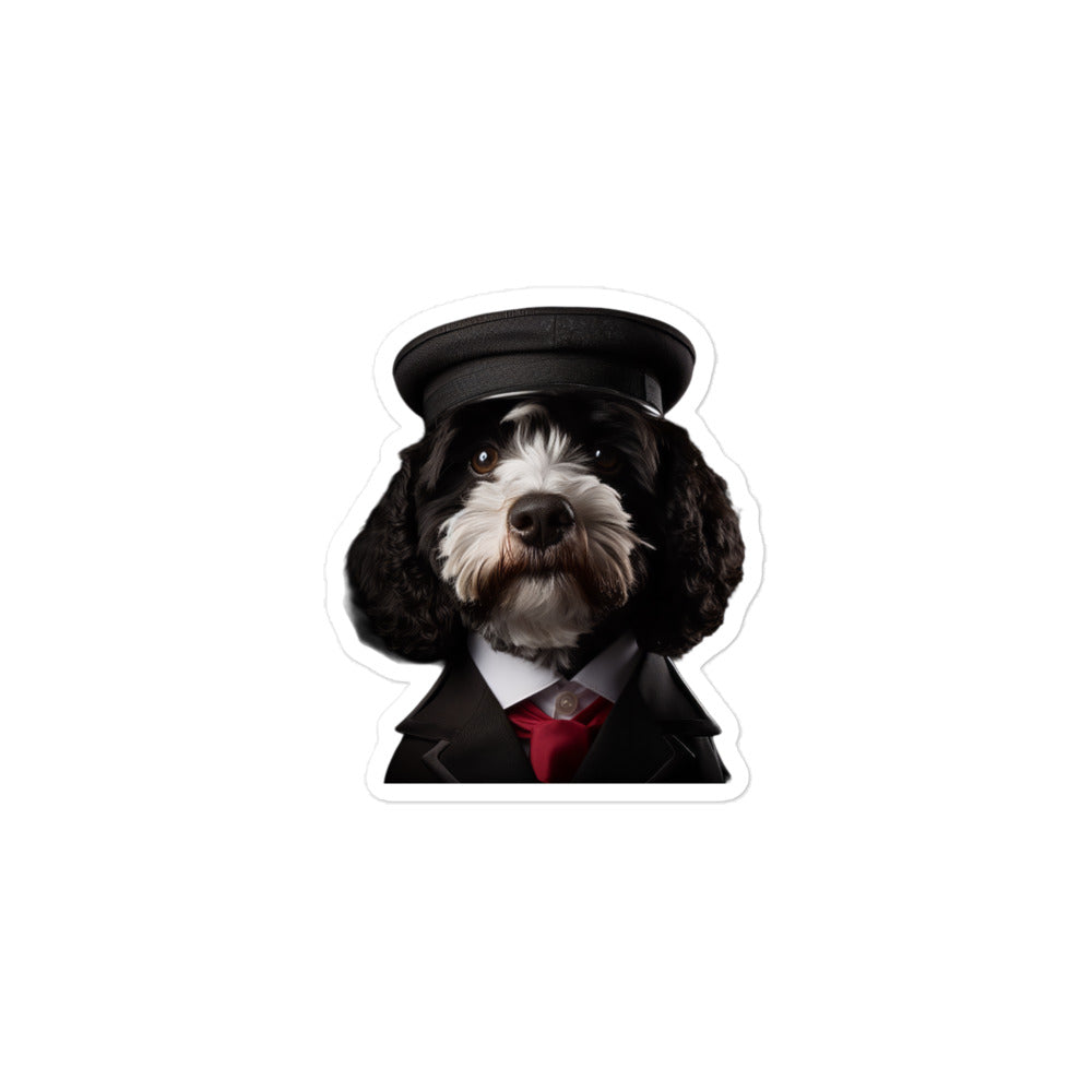 Portuguese Water Hotel Staff Sticker - Stickerfy.ai