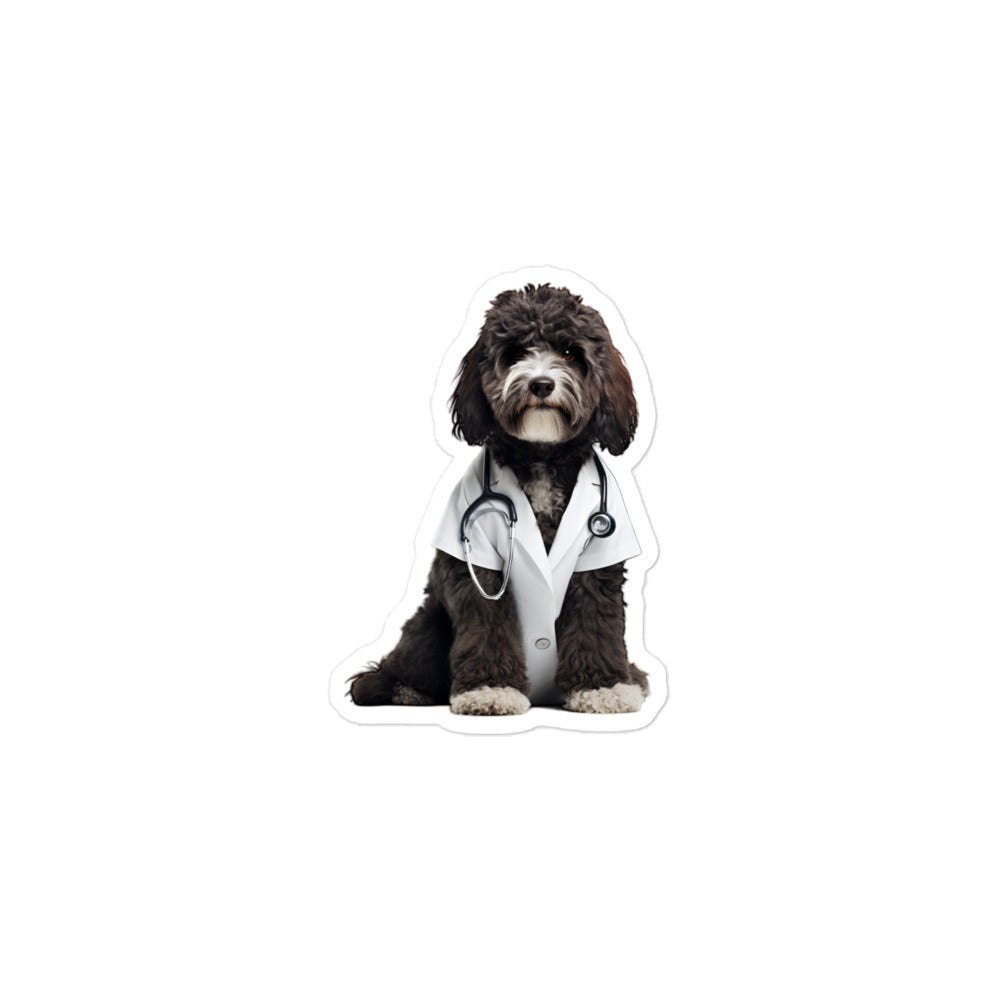 Portuguese Water Doctor Sticker - Stickerfy.ai