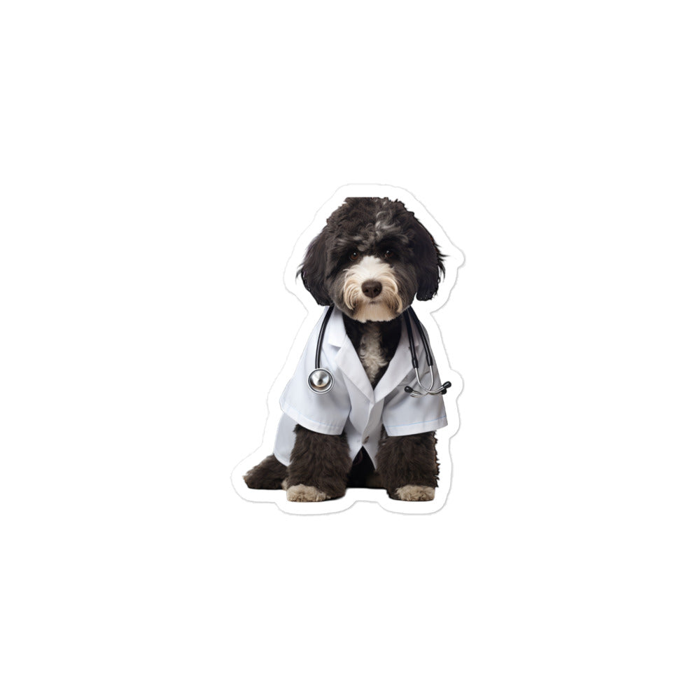 Portuguese Water Doctor Sticker - Stickerfy.ai