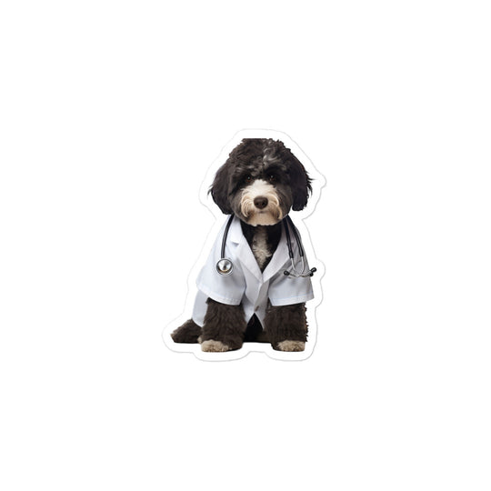 Portuguese Water Doctor Sticker - Stickerfy.ai