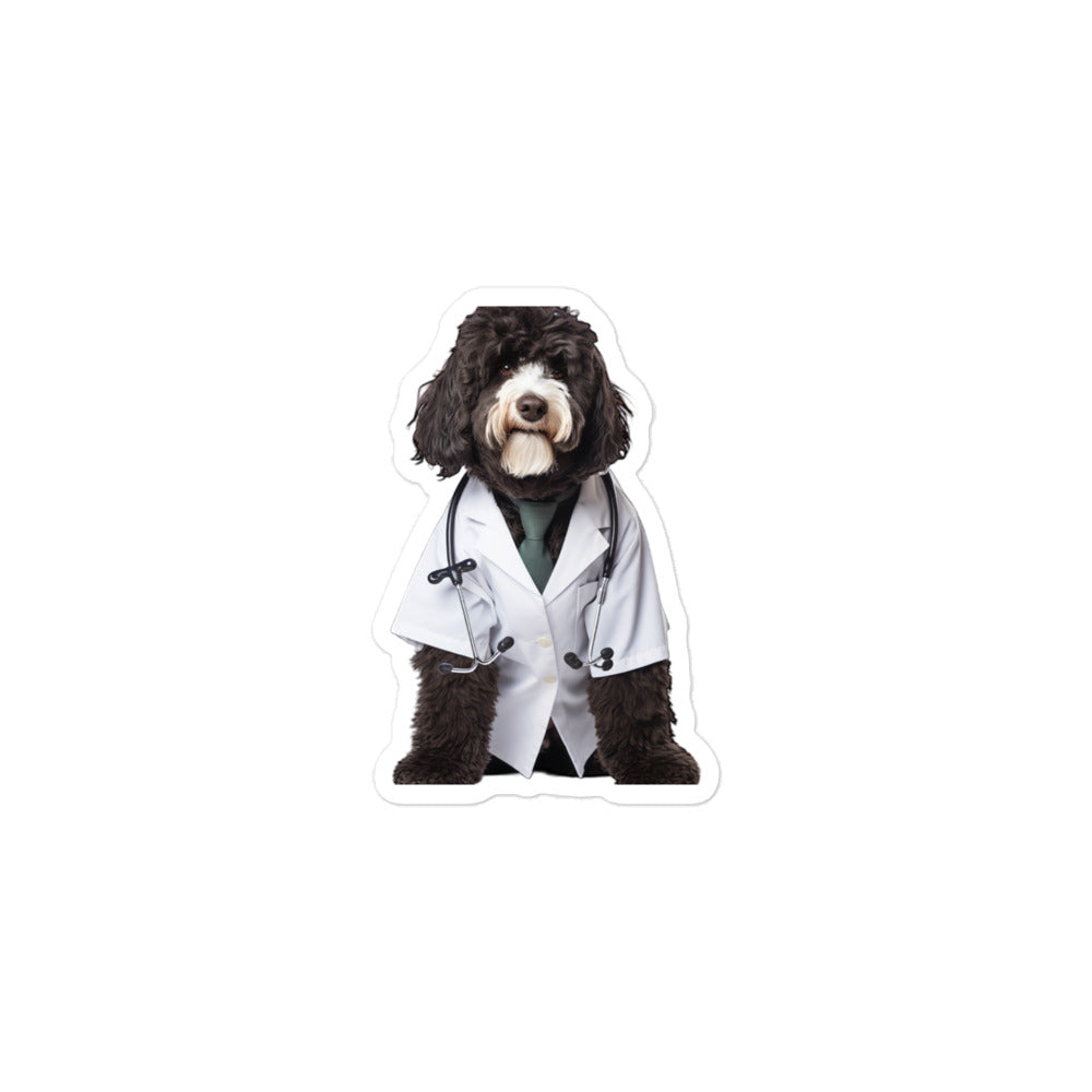 Portuguese Water Doctor Sticker - Stickerfy.ai