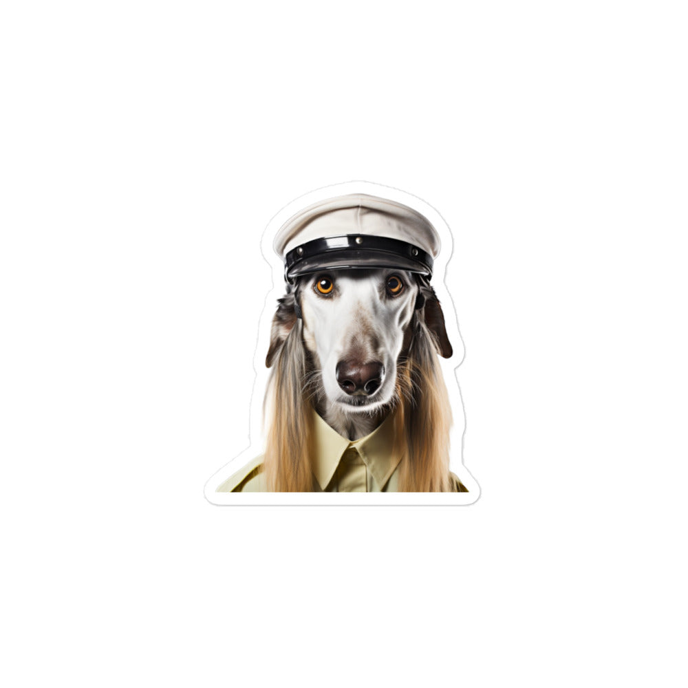 Saluki Transit Operator Sticker - Stickerfy.ai