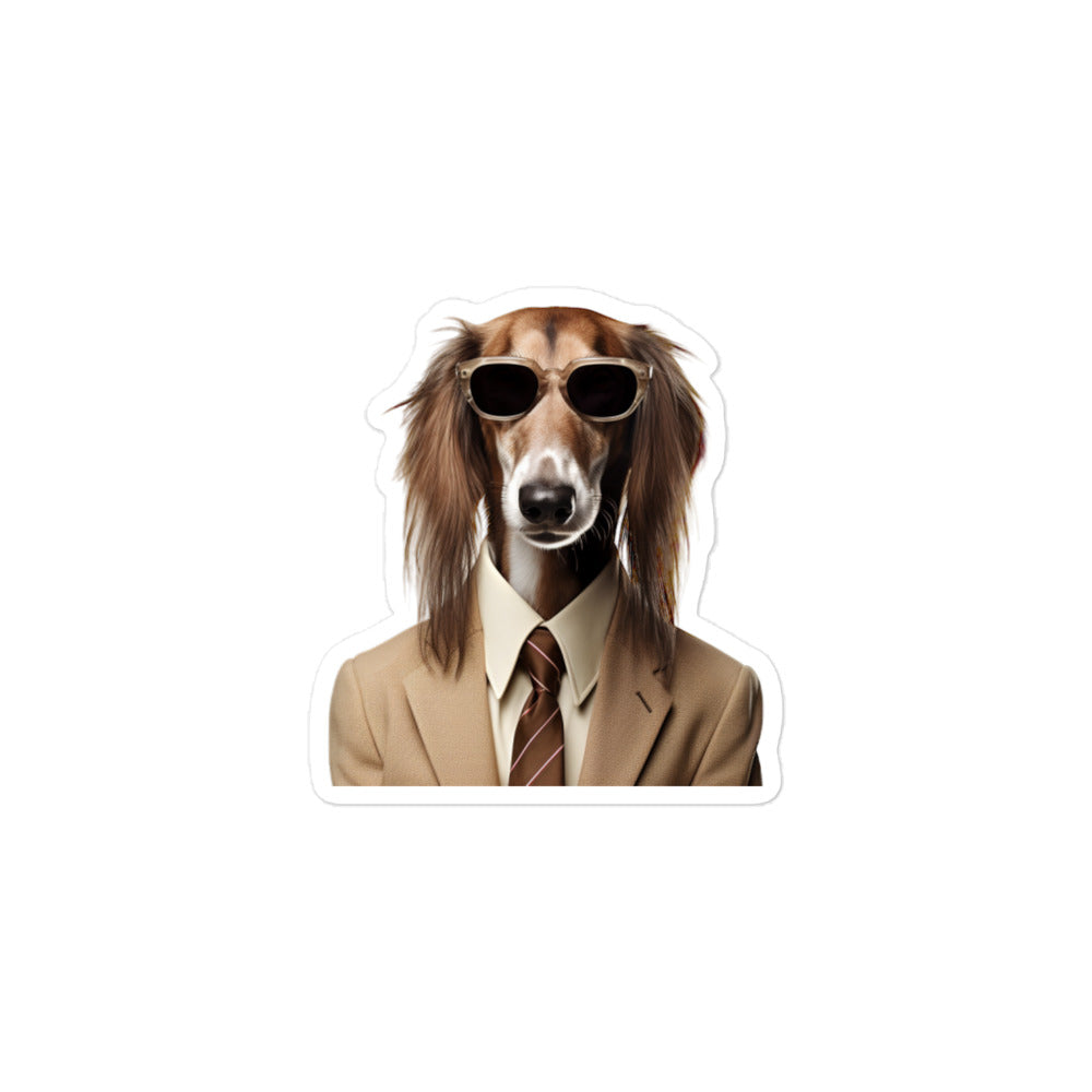 Saluki Sales Consultant Sticker - Stickerfy.ai