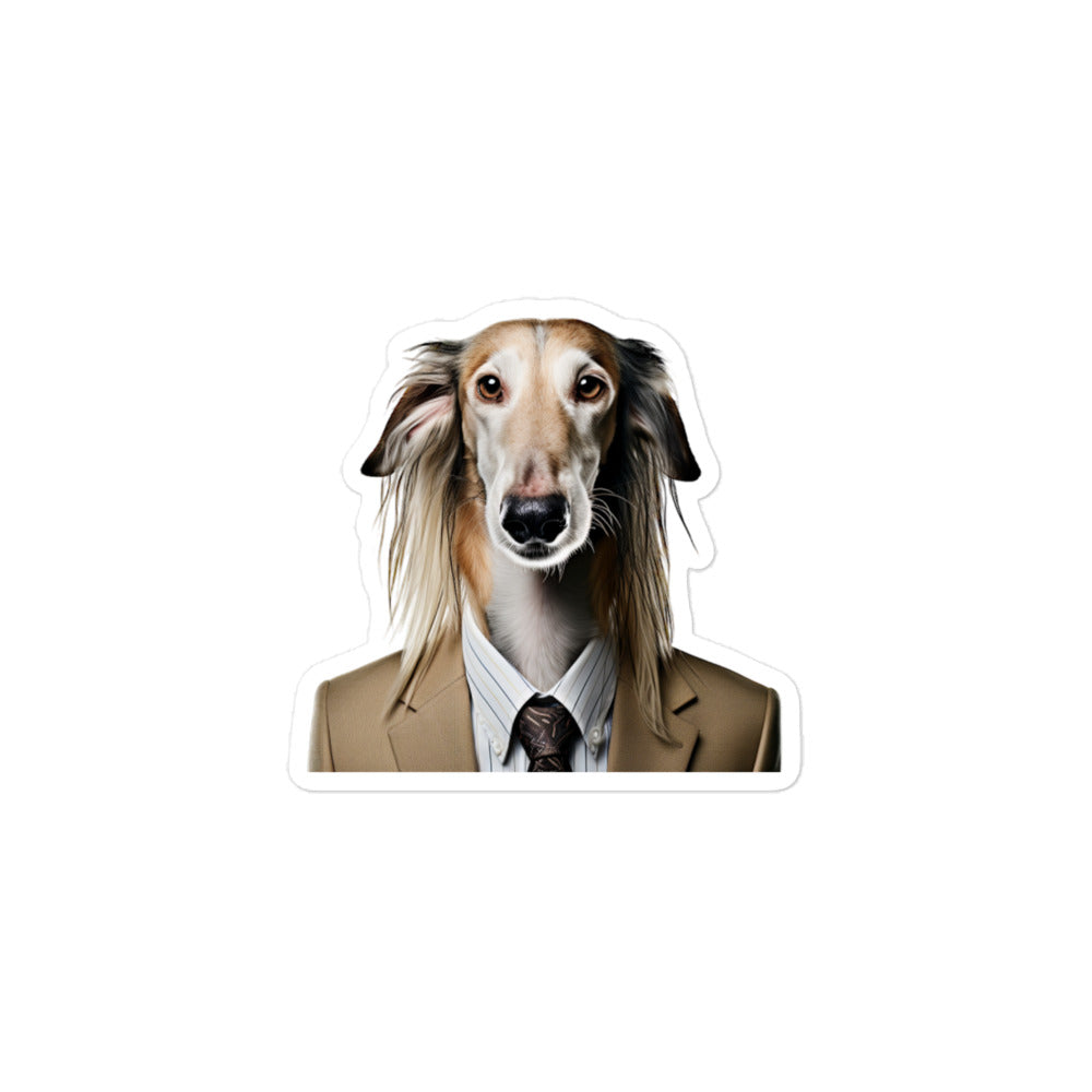 Saluki Sales Consultant Sticker - Stickerfy.ai