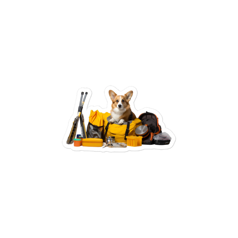 Welsh Corgi Janitor Sticker - Stickerfy.ai