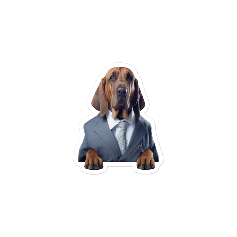 Bloodhound Pharmacist Sticker - Stickerfy.ai