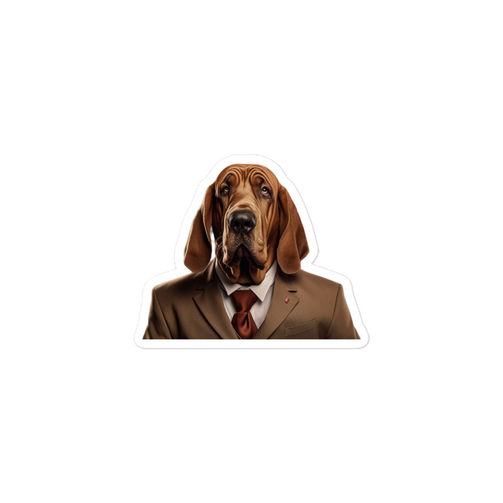 Bloodhound Hotel Staff Sticker - Stickerfy.ai