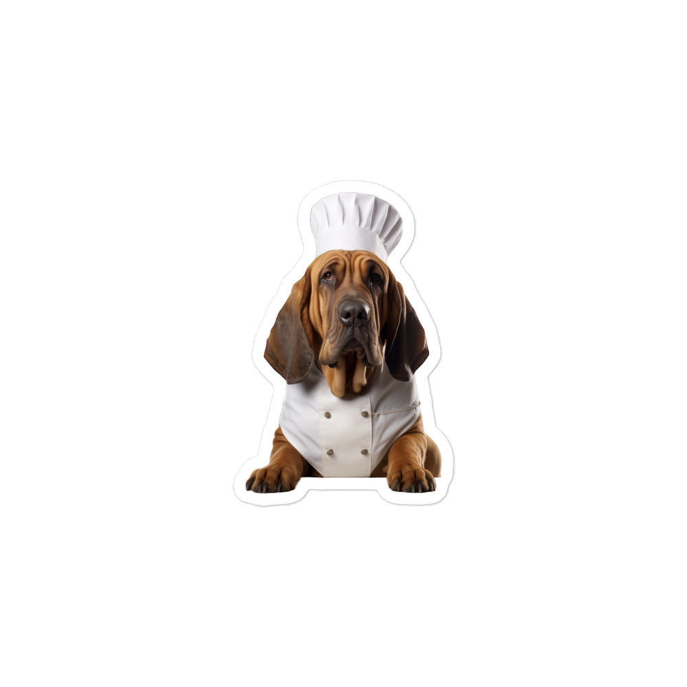 Bloodhound Chef Sticker - Stickerfy.ai
