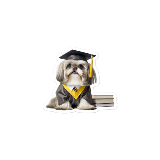 Lhasa Apso Student Sticker - Stickerfy.ai