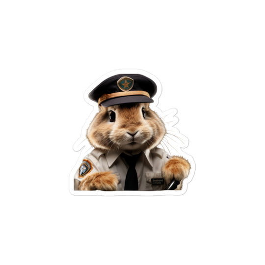 Jersey Wooly Transit Operator Bunny Sticker - Stickerfy.ai