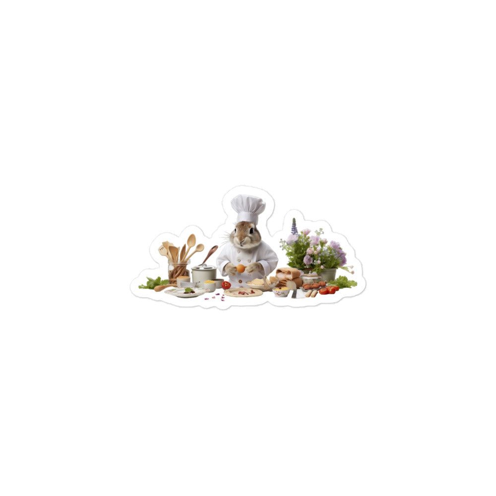 Britannia Petite Chef Bunny Sticker - Stickerfy.ai