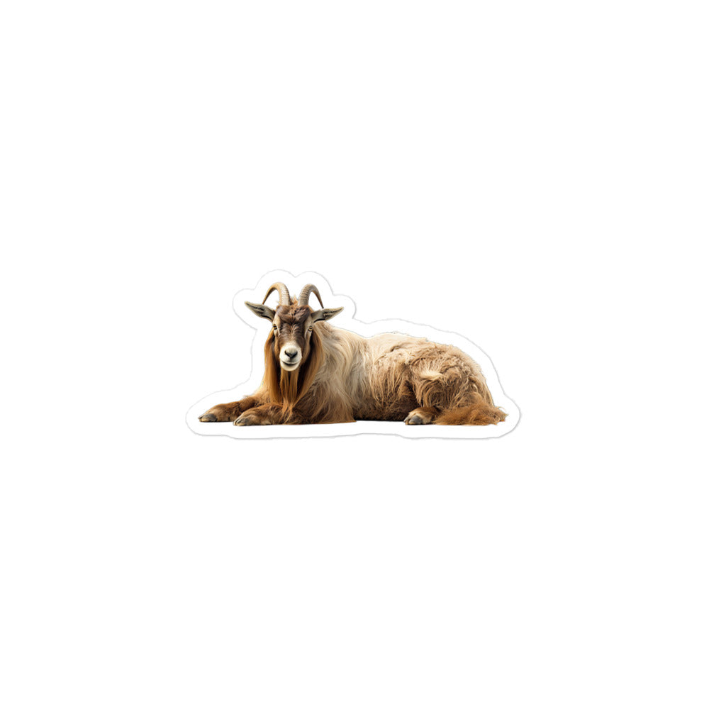 Alpine Goat Sticker - Stickerfy.ai