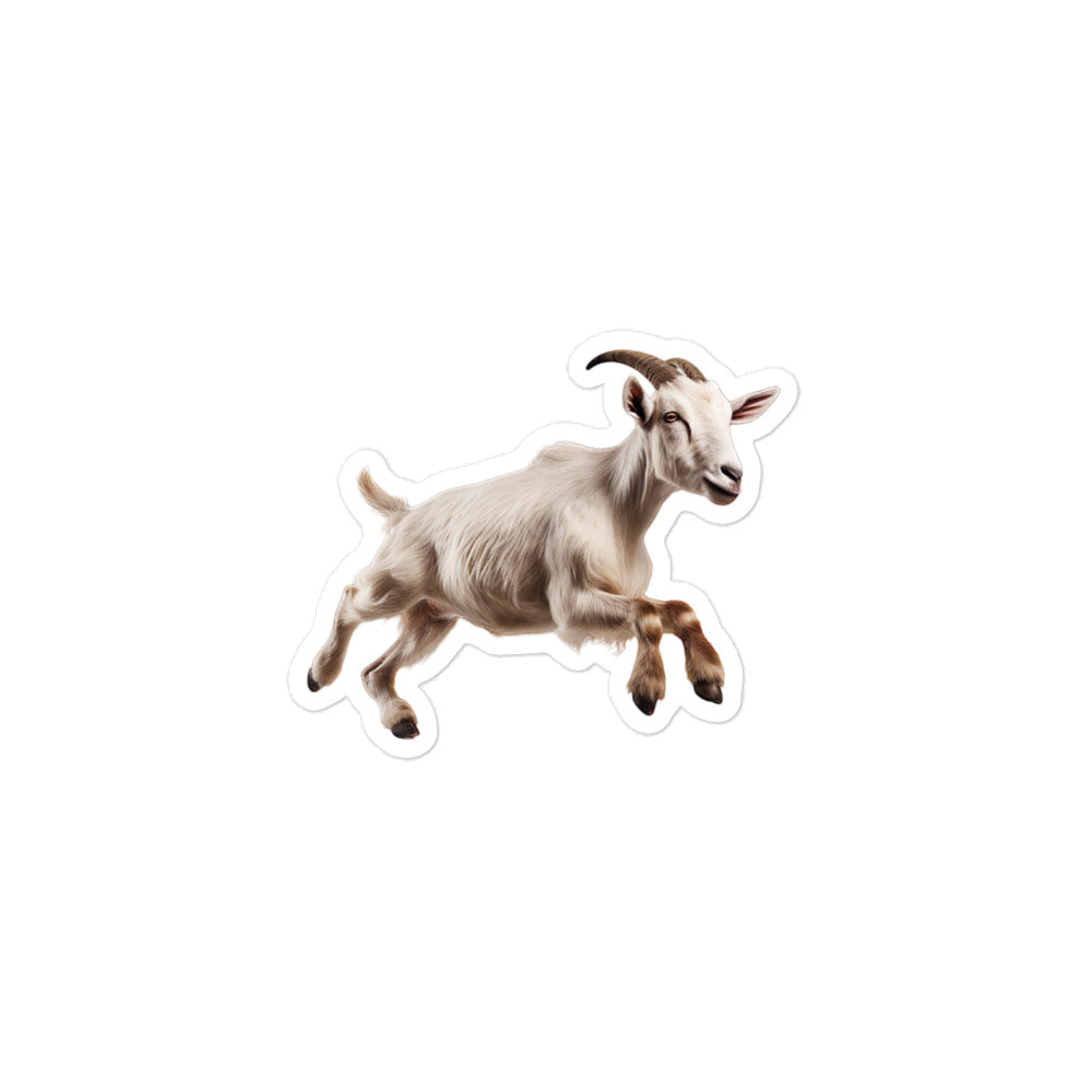 Alpine Goat Sticker - Stickerfy.ai