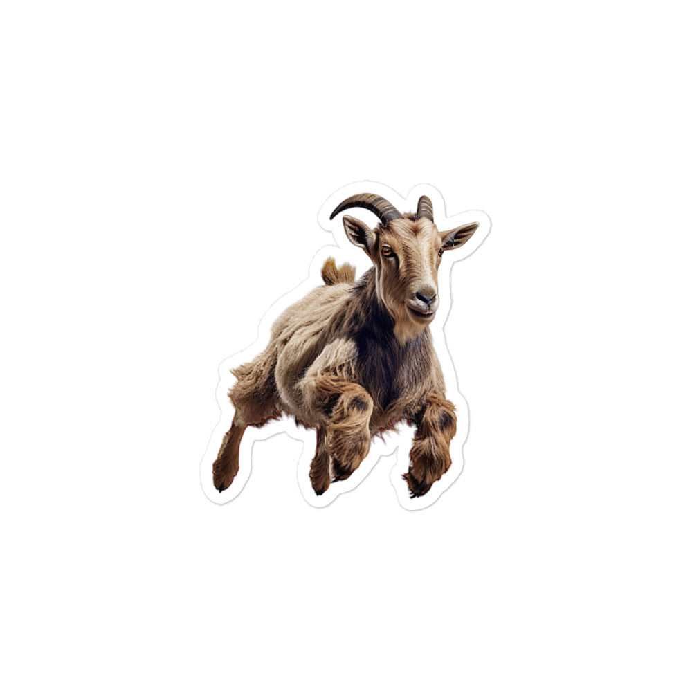 Alpine Goat Sticker - Stickerfy.ai