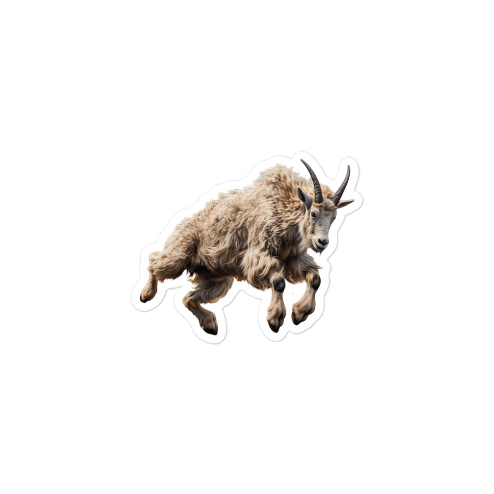 Alpine Goat Sticker - Stickerfy.ai