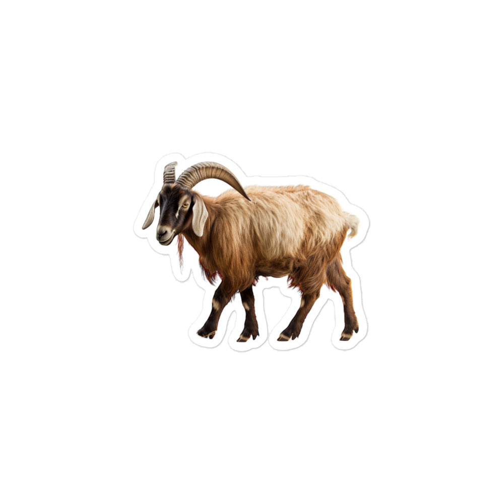 Nubian Goat Sticker - Stickerfy.ai