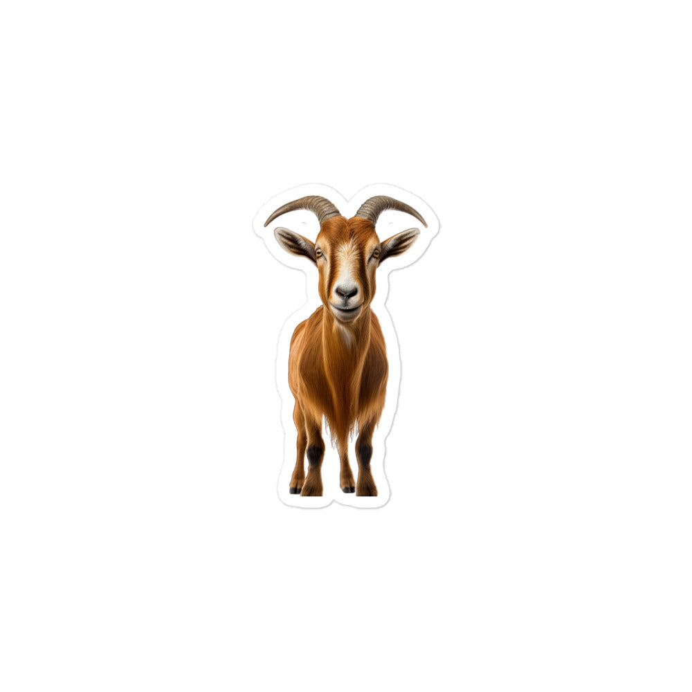 Nubian Goat Sticker - Stickerfy.ai