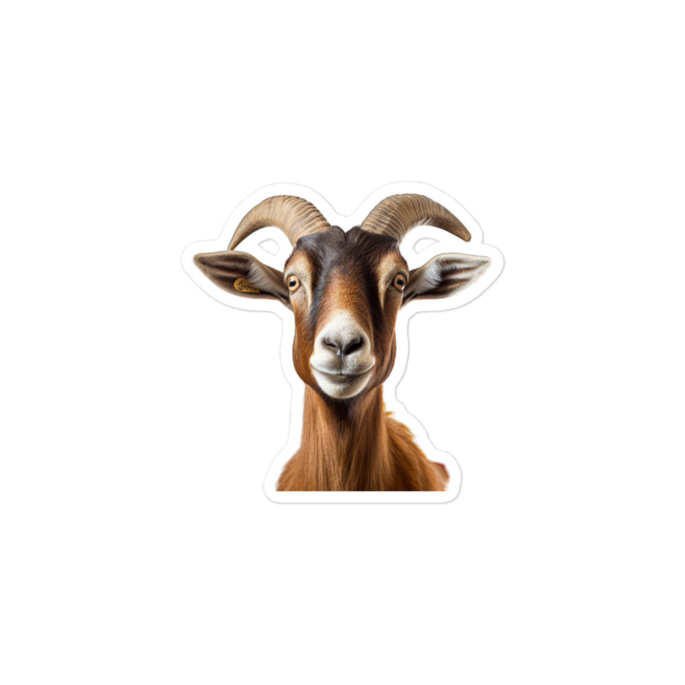 Nubian Goat Sticker - Stickerfy.ai