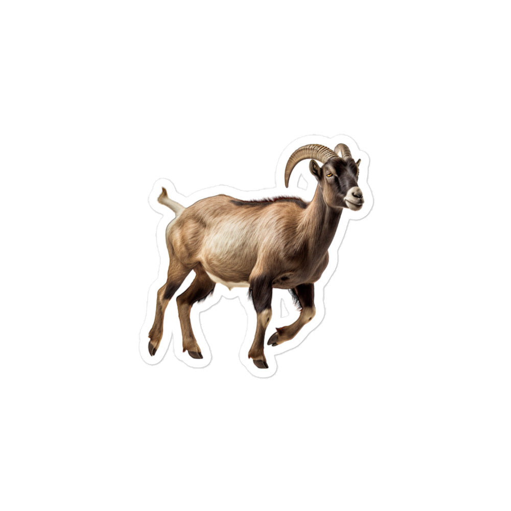 Nubian Goat Sticker - Stickerfy.ai