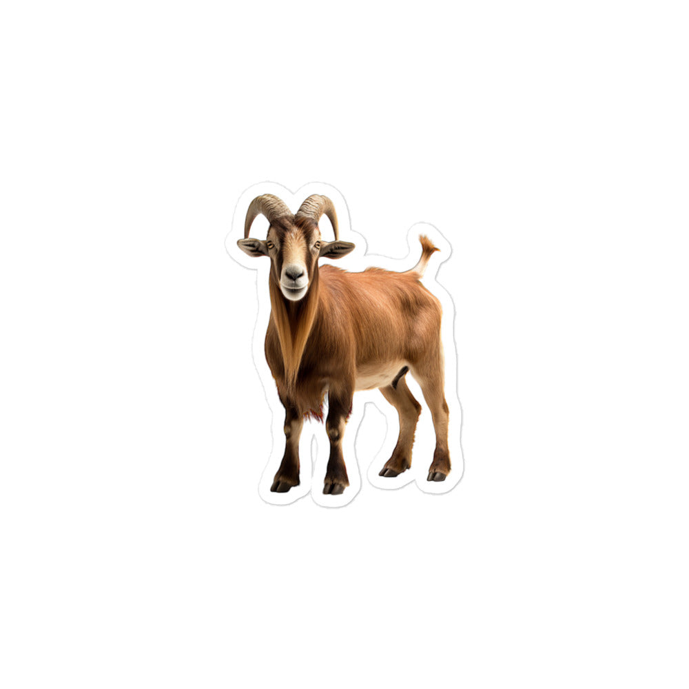 Nubian Goat Sticker - Stickerfy.ai