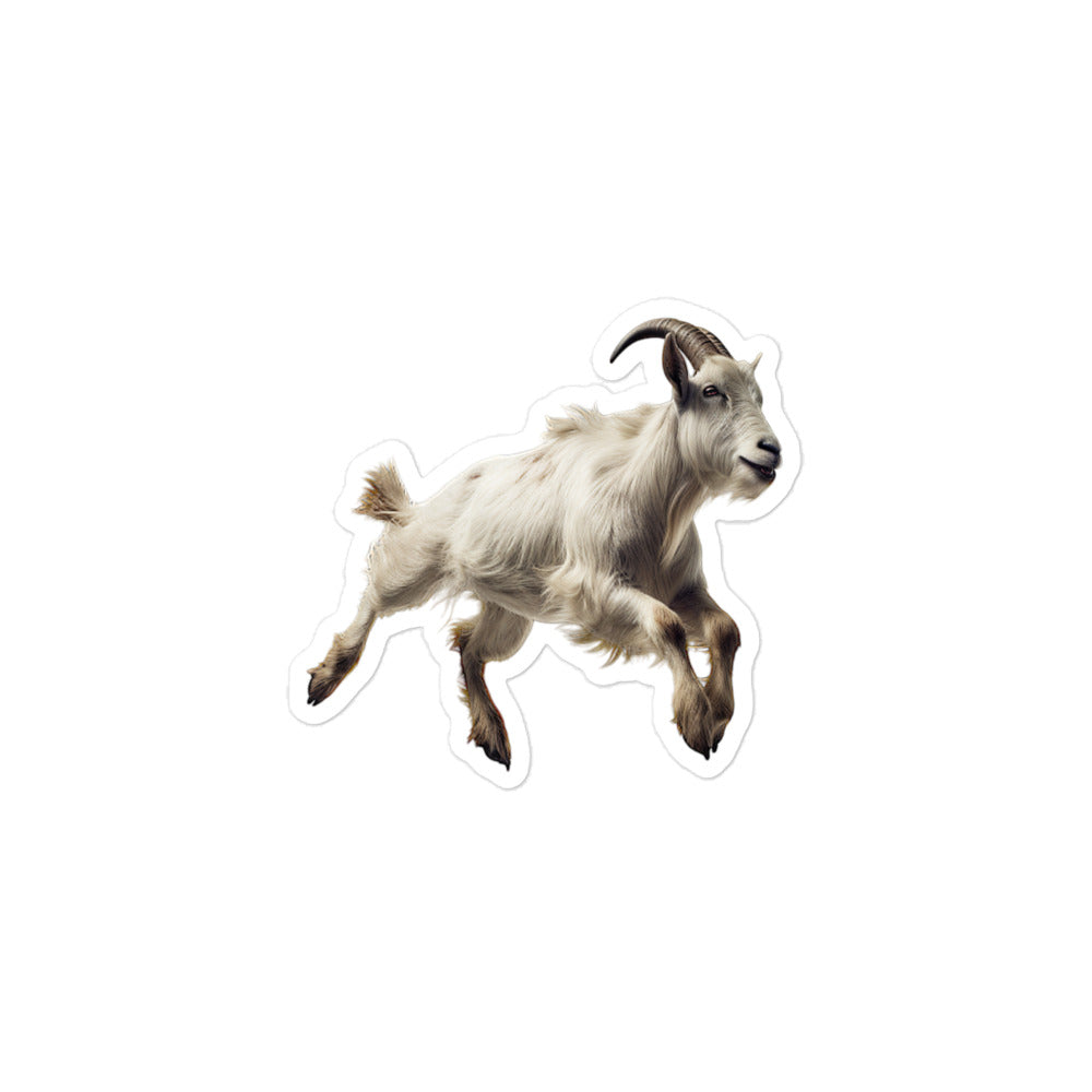 Saanen Goat Sticker - Stickerfy.ai