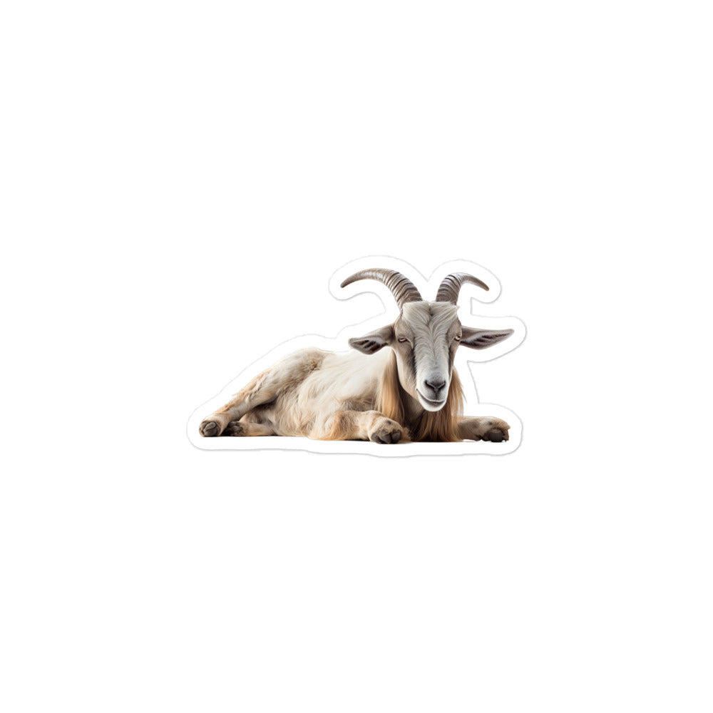 Saanen Goat Sticker - Stickerfy.ai