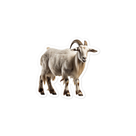 Saanen Goat Sticker - Stickerfy.ai