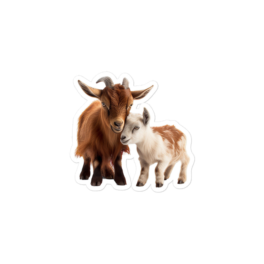 Nigerian Dwarf Goat Sticker - Stickerfy.ai