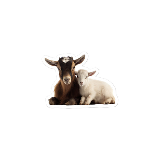 Nigerian Dwarf Goat Sticker - Stickerfy.ai