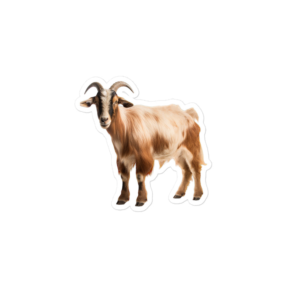 LaMancha Goat Sticker - Stickerfy.ai