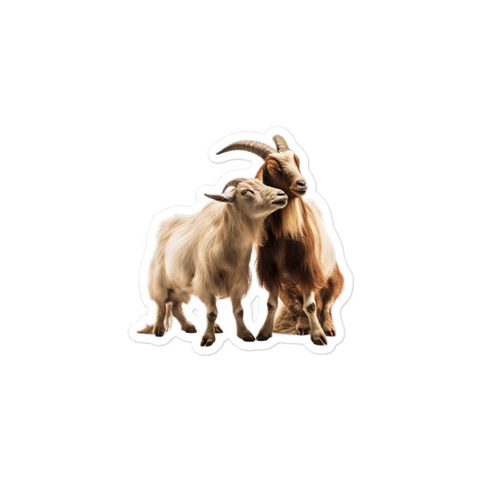 LaMancha Goat Sticker - Stickerfy.ai