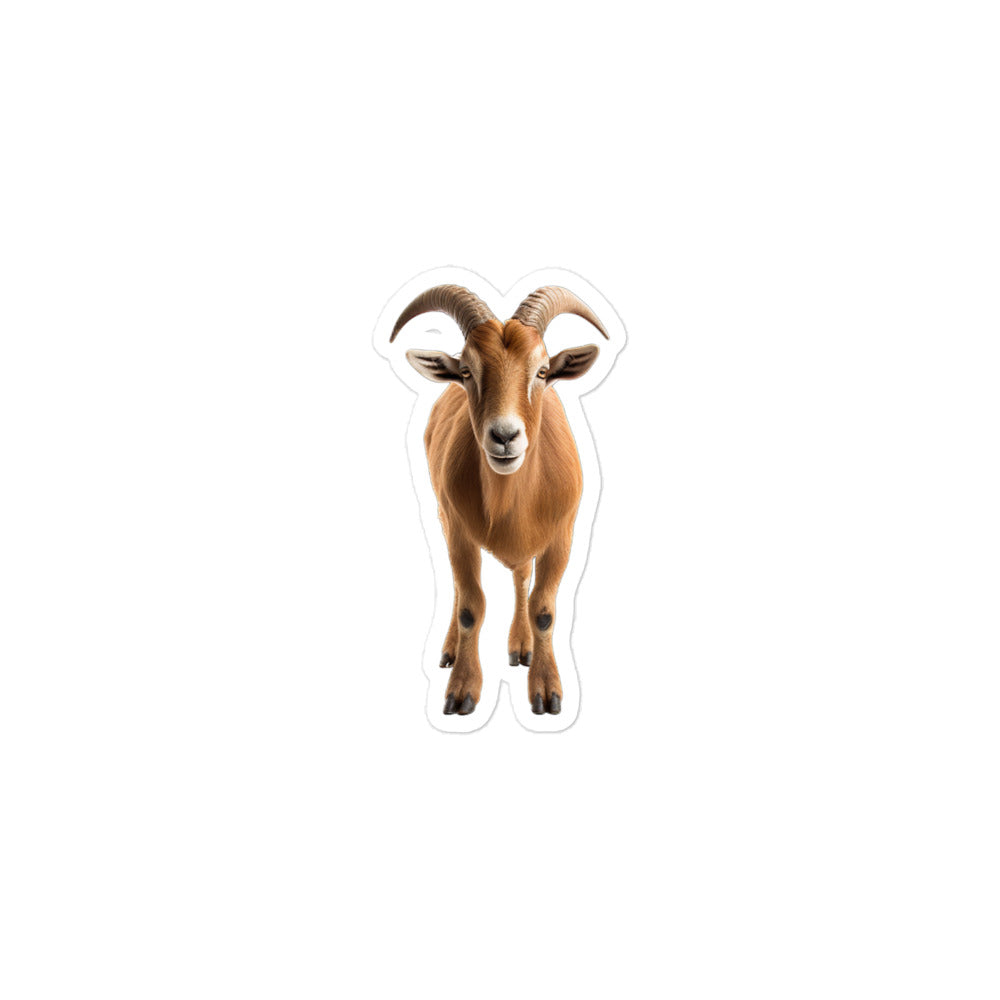 Toggenburg Goat Sticker - Stickerfy.ai