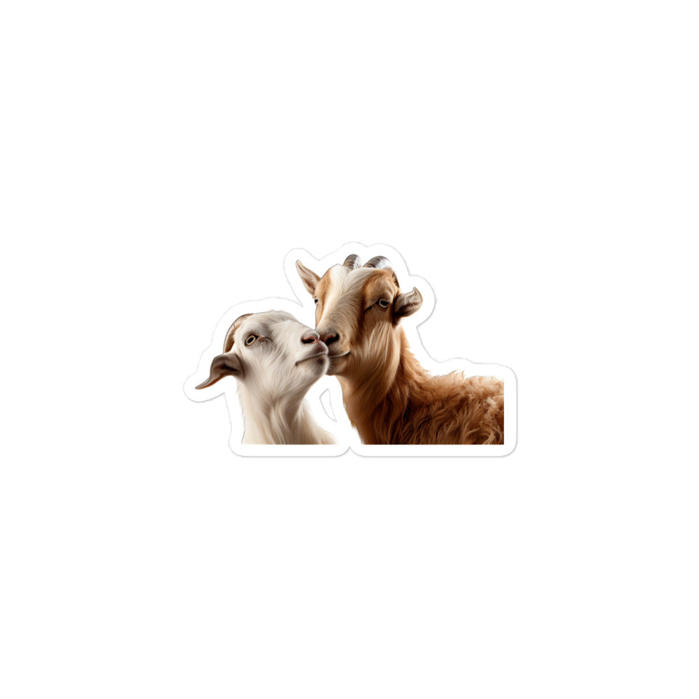 Oberhasli Goat Sticker - Stickerfy.ai