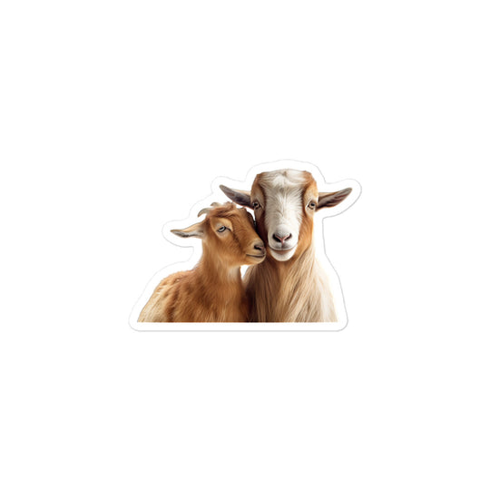 Oberhasli Goat Sticker - Stickerfy.ai