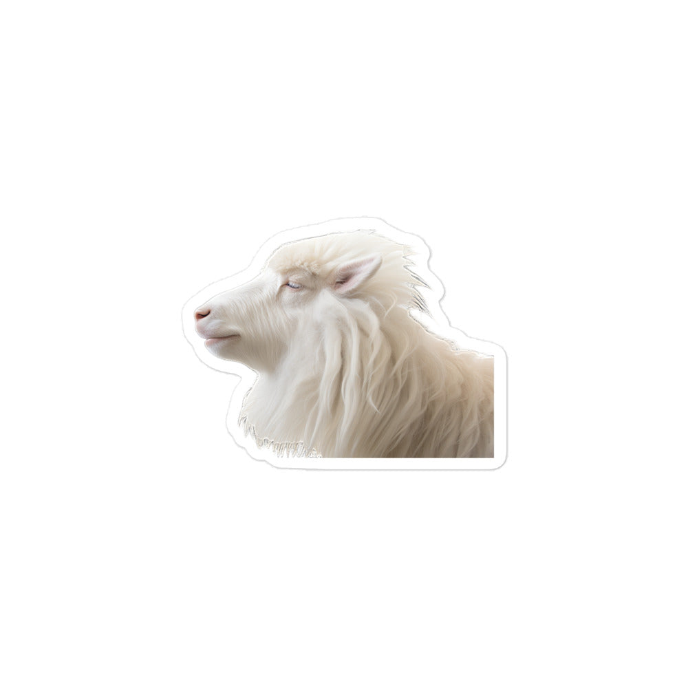 Angora Goat Sticker - Stickerfy.ai